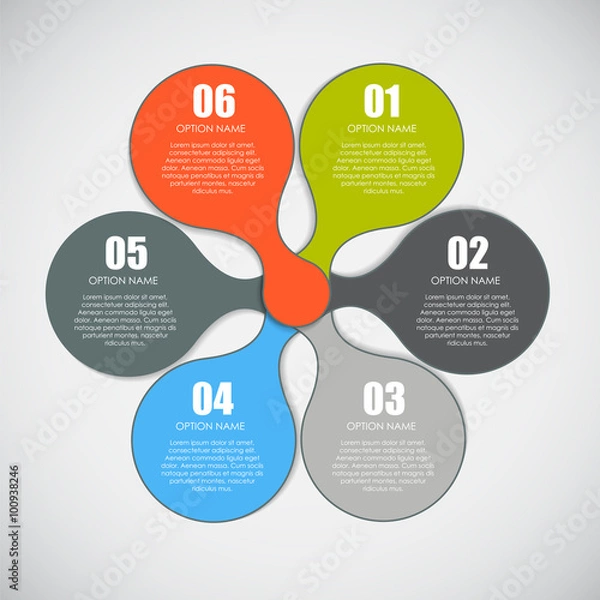 Fototapeta Infographic Design Elements for Your Business Vector Illustration