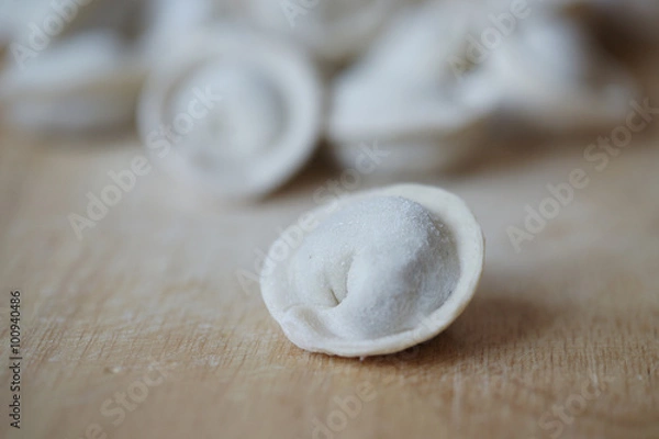 Fototapeta Домашние пельмени