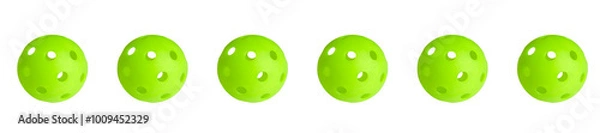 Obraz Pickleball balls pattern panorama.