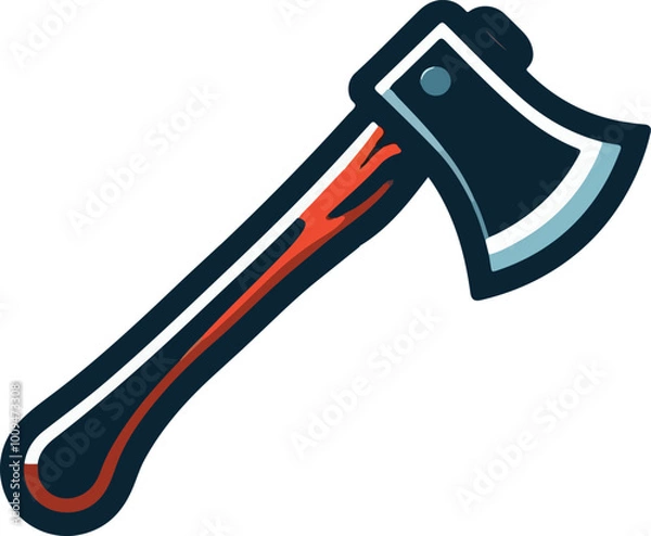 Obraz axe icon vector illustration design template