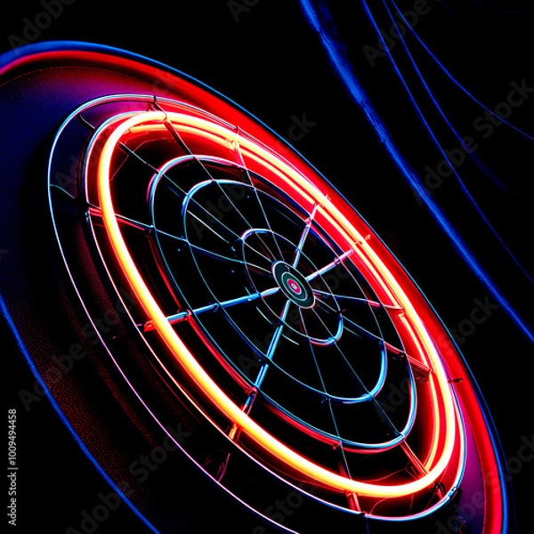 Obraz wheel on black