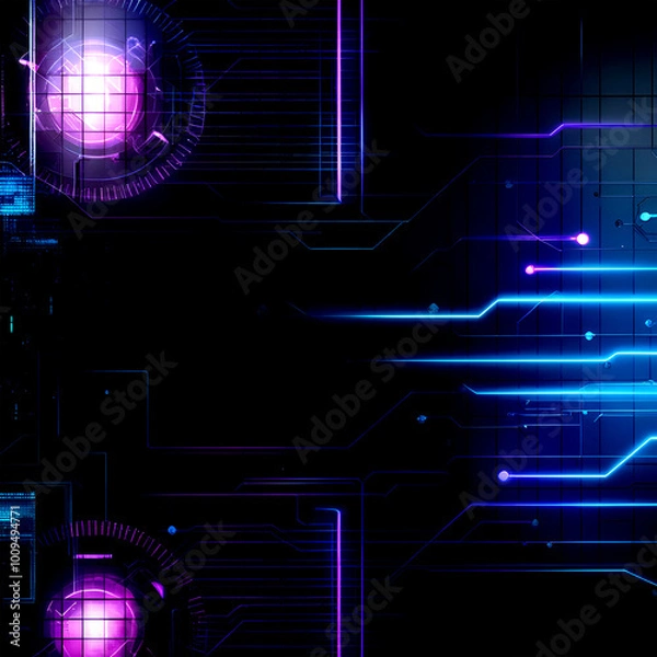 Obraz abstract technology background