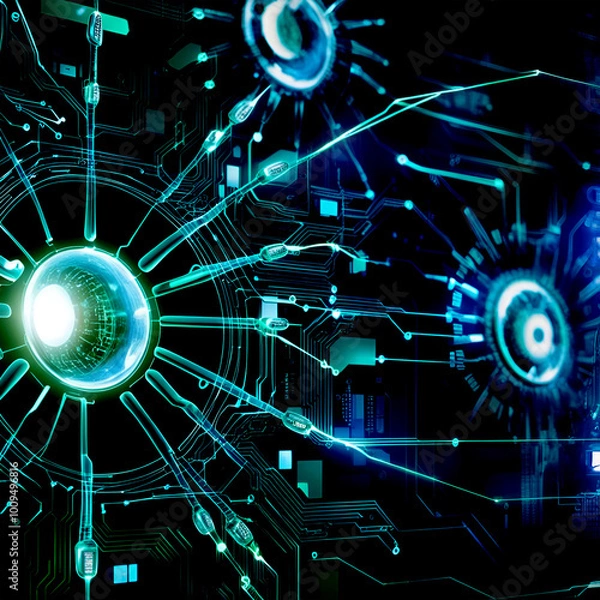 Obraz technology background