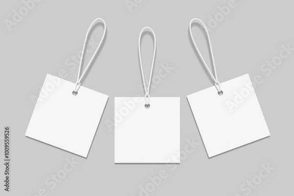 Obraz Square Label Tag 