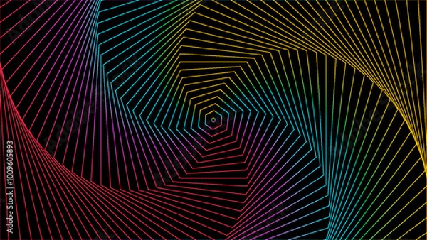 Obraz Geometric Abstract Background Vector