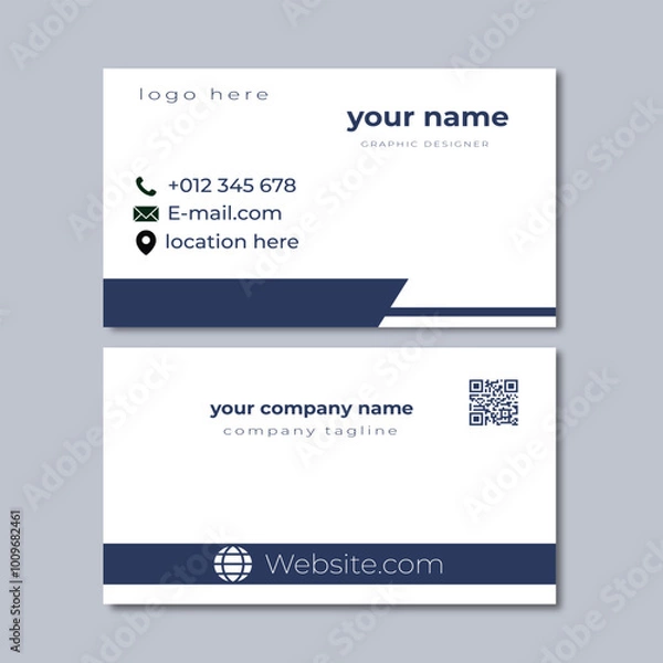 Fototapeta 
business card design, Creative modern professional business card vector design, Creative modern professional business card template design, Free vector modern professional business card.
