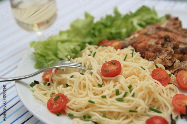 Fototapeta spaghettis