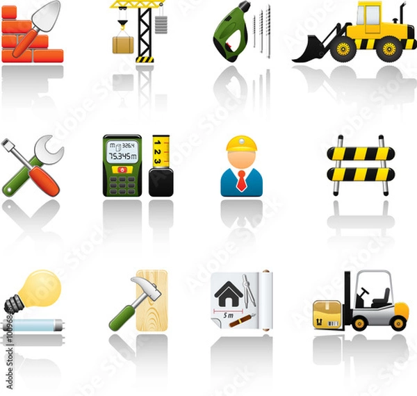 Obraz Construction Icon Set