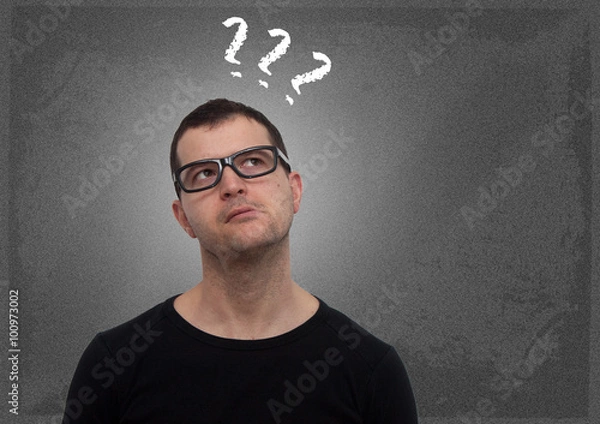 Fototapeta Nachdenklicher Mann