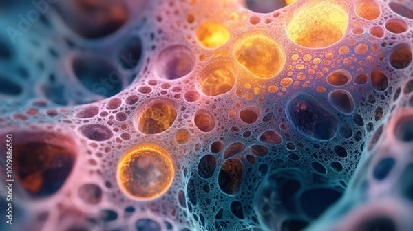 Fototapeta abstract cellular structure
