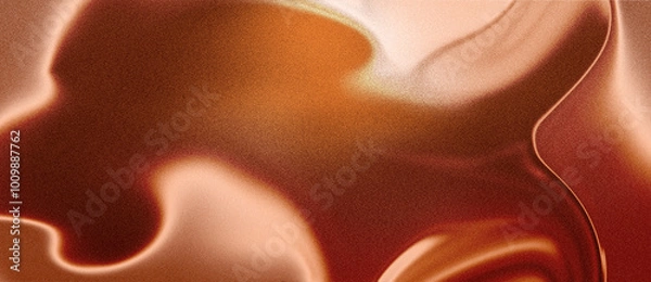 Obraz Abstract Fluid red and white Wave Design with Smooth Gradients and Grainy Texture