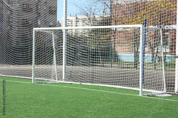 Obraz Football gate on athletic field