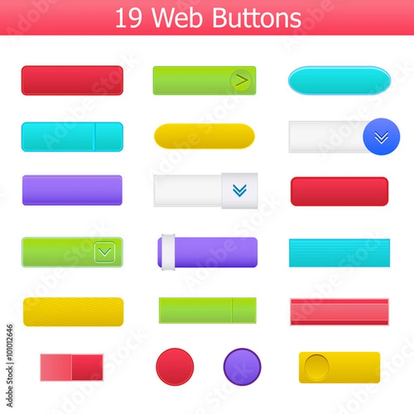 Fototapeta Button design. Vector