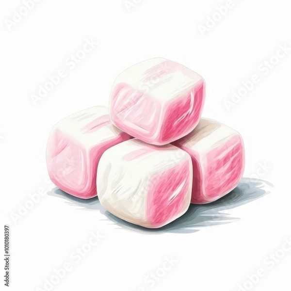 Fototapeta the AI Image Generator, the marshmallow
