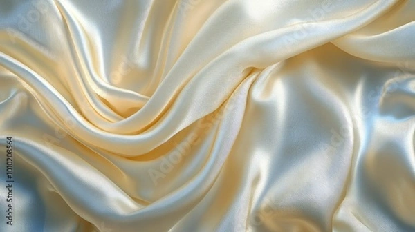 Fototapeta Soft silk textures in serene elegance