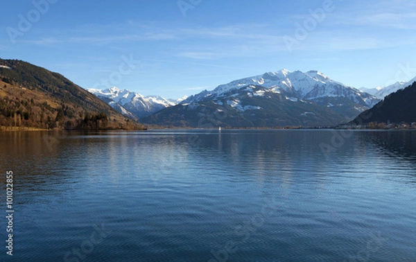 Fototapeta Der Zellersee im Frühling