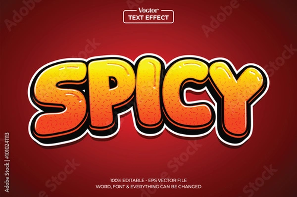 Fototapeta Vintage Editable Text effect Premium Vector