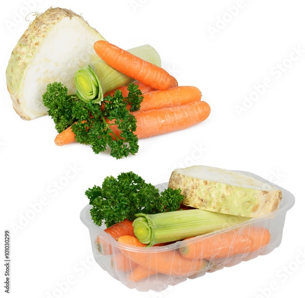 Obraz Suppengrün, Collage