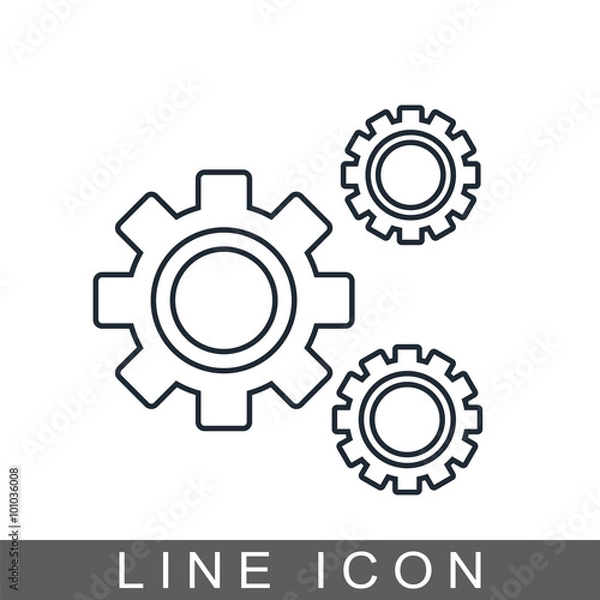 Obraz cog setting icon
