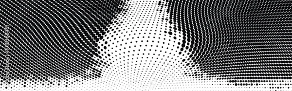 Obraz Grunge halftone dots pattern texture background
