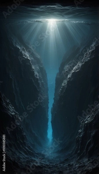 Obraz The Mariana Trench: A Journey into the Deep Abyss – Explore the Ocean's Greatest Depths