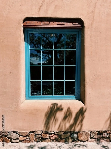 Obraz Window in adobe building