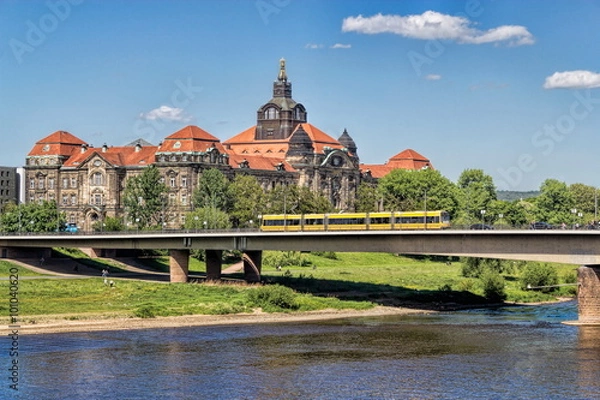 Fototapeta Dresden Carolabrücke