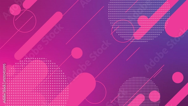 Fototapeta Abstract colorful gradient geometric background. cover design, backdrop, banner, web background. 