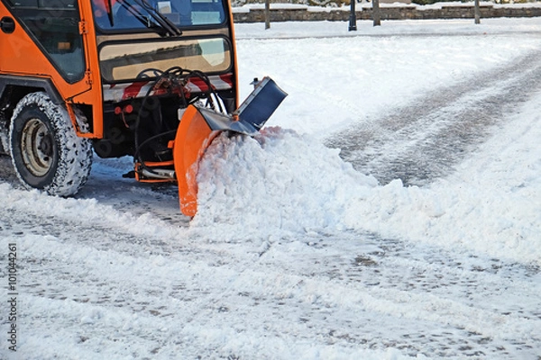Obraz Schneeräumen