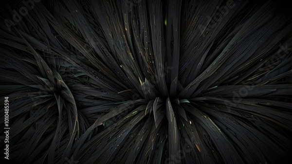 Fototapeta organic lines as abstract wallpaper background design Generative Ai