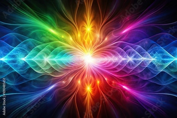 Fototapeta Extreme close-up of unity and connection among spirits