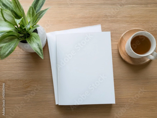 Obraz white paper and vase