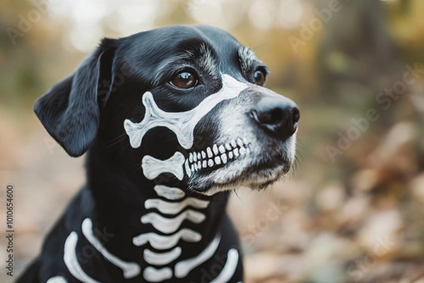 Obraz portrait of a skull dog
