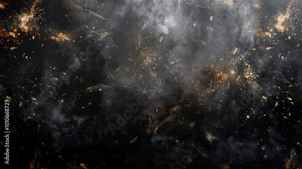 Fototapeta Textured surface background with aged scratches and layers of rust. Generative AI
