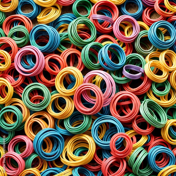 Obraz rubber bands -Generative AI
