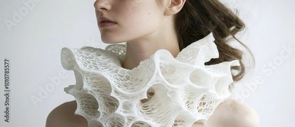 Fototapeta Customizable 3D-Printed Fashion Accessories From Recycled Materials.