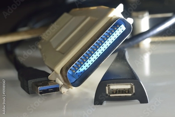 Obraz connectors  for connecting peripherals