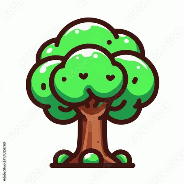 Obraz tree with green leaves