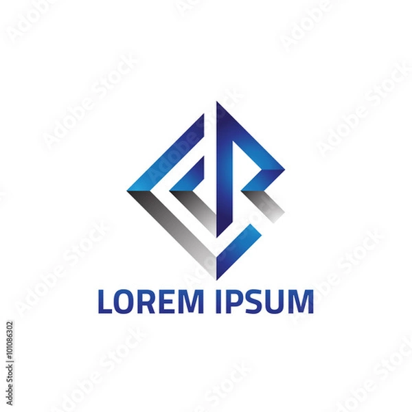 Fototapeta Poly C R Logo