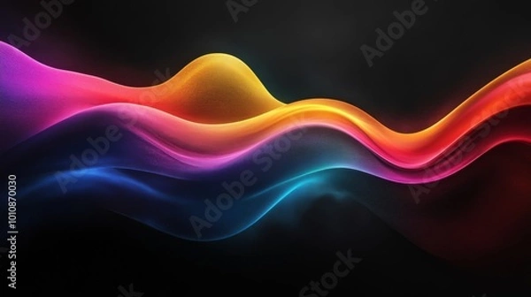 Fototapeta Abstract Colorful Wave Background