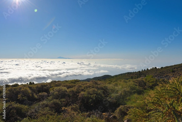 Obraz über den Wolken...