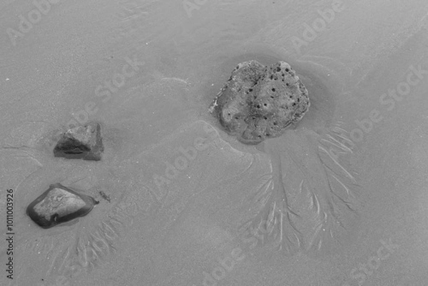 Obraz Ripple texture on sandy beach