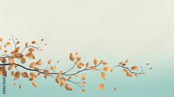 Obraz autumn leaves background. abstract autumn leaves background