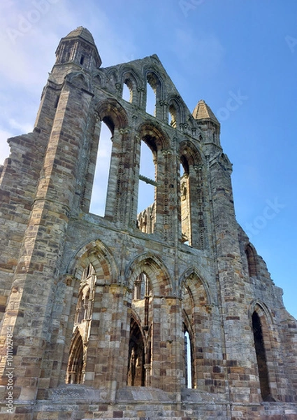 Obraz Whitby Abbey ruins on a sunny day