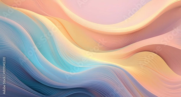 Fototapeta abstract background with waves