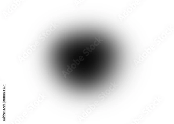 Obraz Black gradient circle transparent