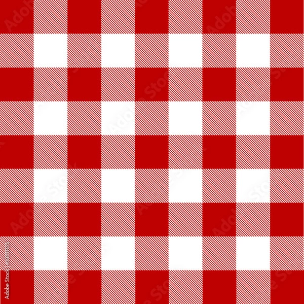 Fototapeta Picnic pattern vector