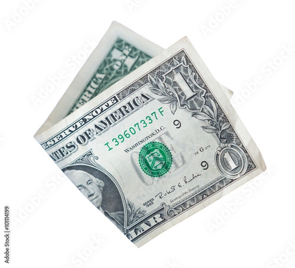 Obraz folded dollar