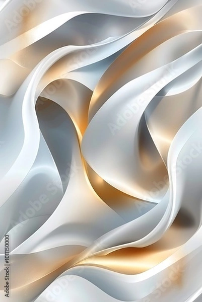 Fototapeta Elegant Beige Abstract Background Featuring Subtle Golden Hues, Perfect for Evoking a Sense of Sophistication and Warmth in Design Projects and Visual Presentations