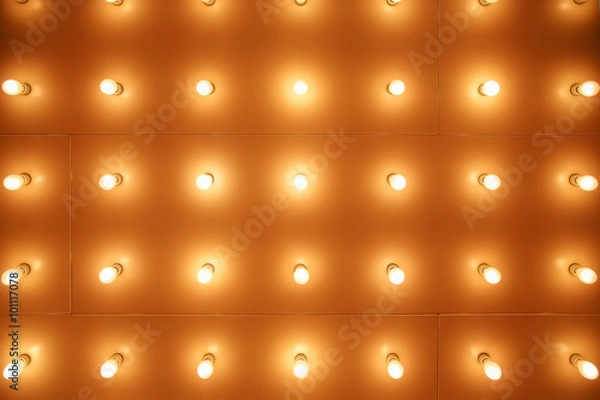 Fototapeta Theatre Lights Pattern Picture